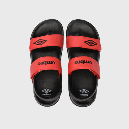Umbro Mens Embossed Strap Sandals Red