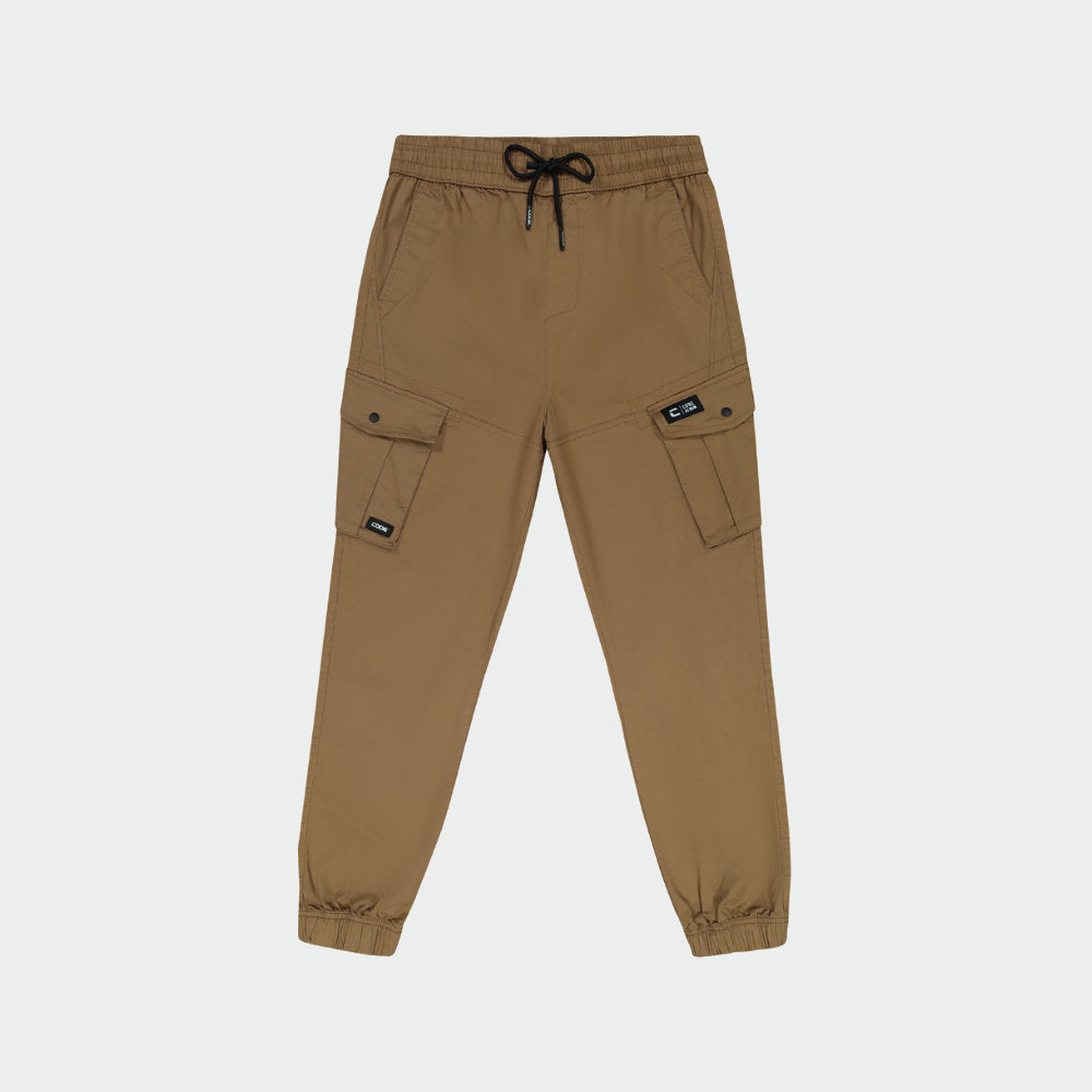 Code Mens Woven Cargo Pant Brown