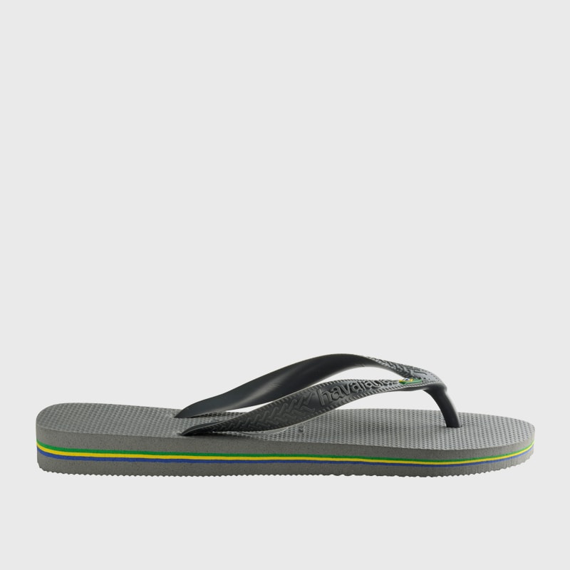 Havaianas Unisex Brazil Thong Sandals Grey