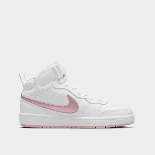 NIKE WOMENS Court Borough Mid 2 sneakers WHITE