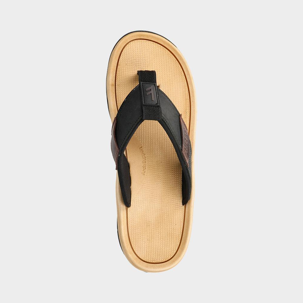 Hi-Tec Mens Atlas Husk Leather Sandals Black