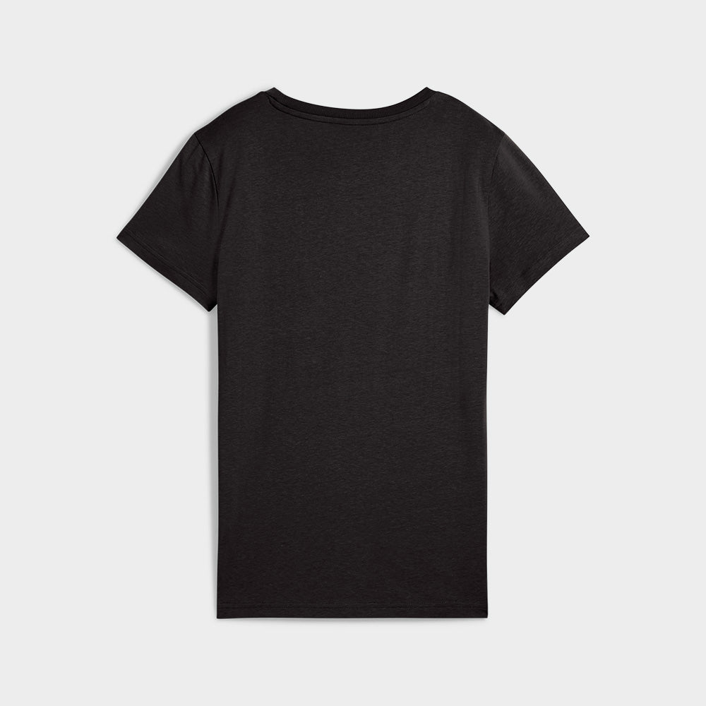 Puma Womens Essential Metallic Tee Black