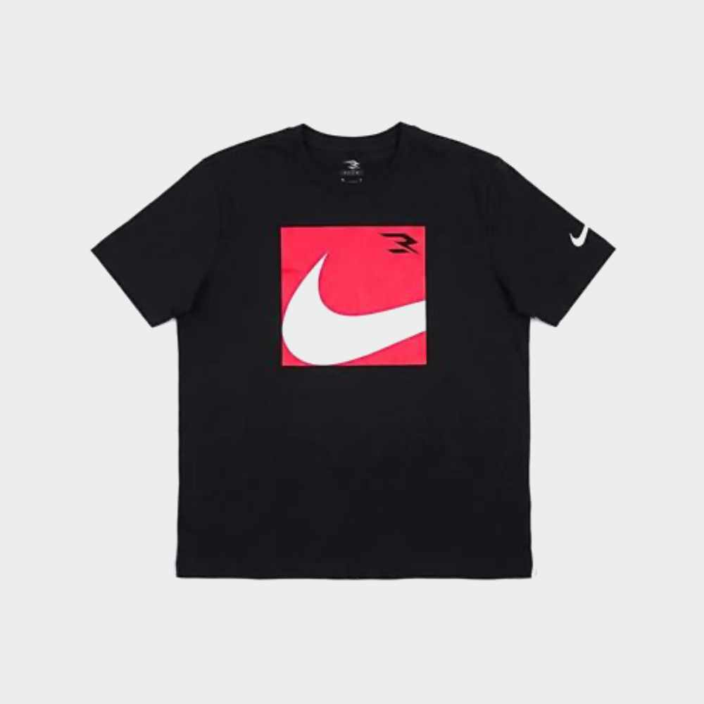Nike Mens Boxed Swoosh Tee Black