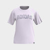 Adidas Womens Tech Illustrate Graphic Tee Purple