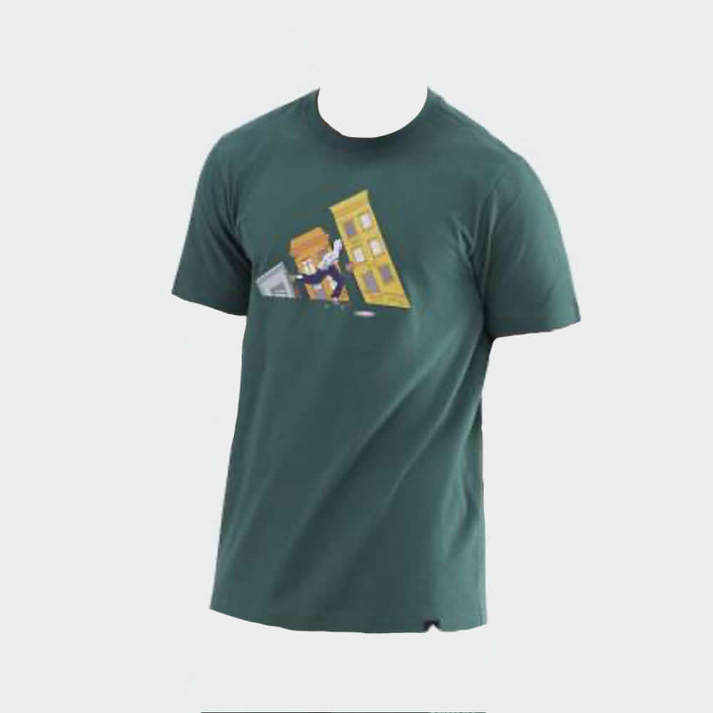 Adidas Mens Skate Tee Green | Wearable Art for Comfort – Tekkie Town