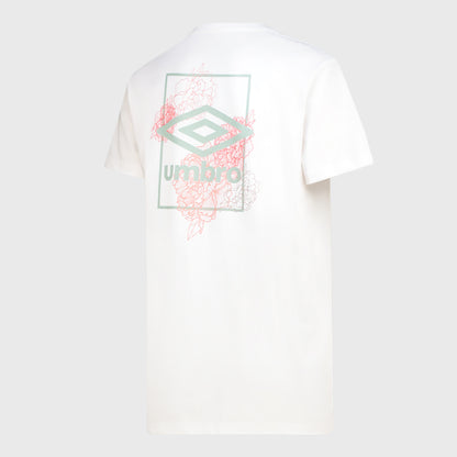 Umbro Womens Carlyn Boyfriend Tee White