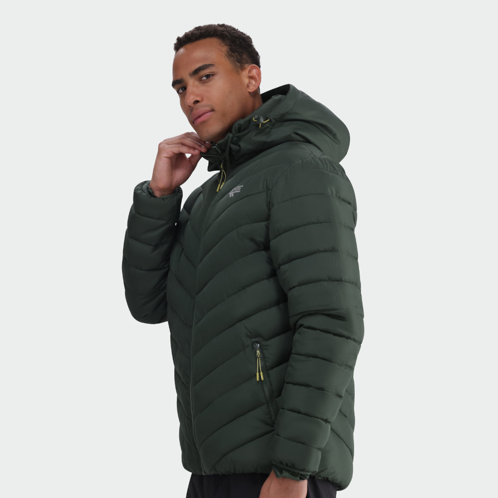 Hi-Tec Mens Vortex Puffer Jacket Green