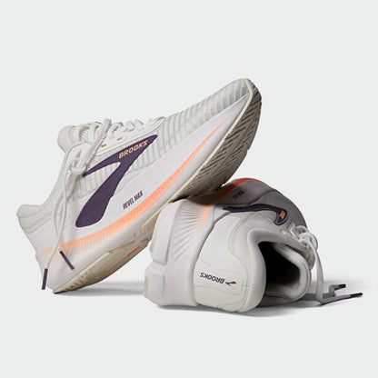 Brooks Womens Revel Max Running Shoe White