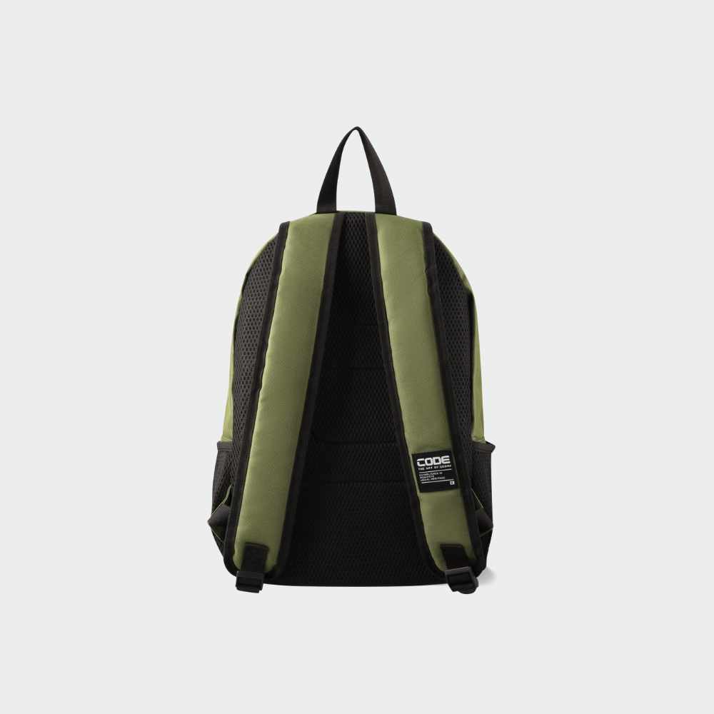 Code Print Logo Backpack Green – Tekkie Town