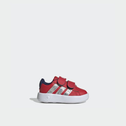 Adidas Infants Grand Court Spiderman Sneakers Red