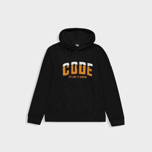 Code Mens Polarfleece Hoodies Black