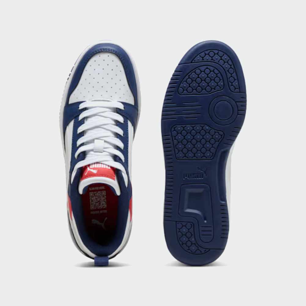 Puma Youth Rebound V6 Low Sneakers White