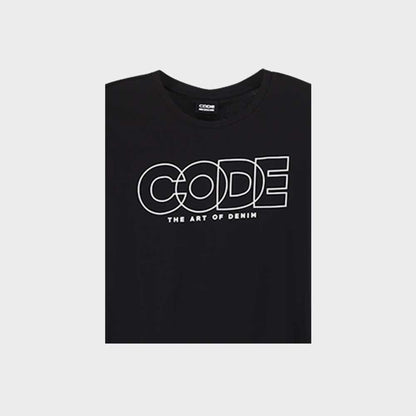 Code Mens Art Graphic Tee Black