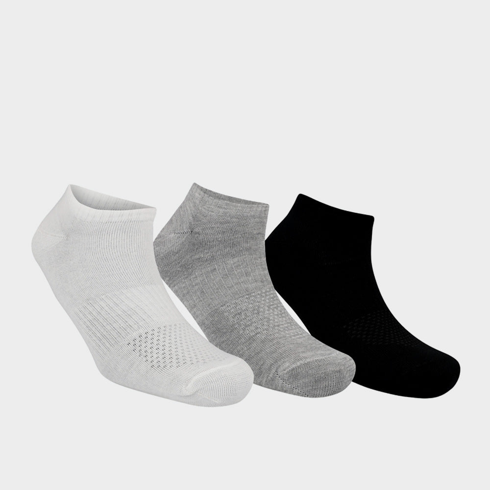 Sox Unisex 3 Pack Hidden Socks Multi
