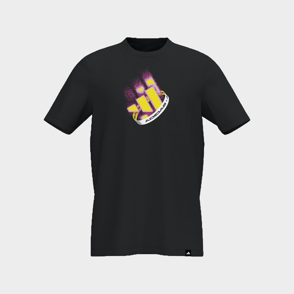 Adidas Mens Neon Festival Graphic Tee Black