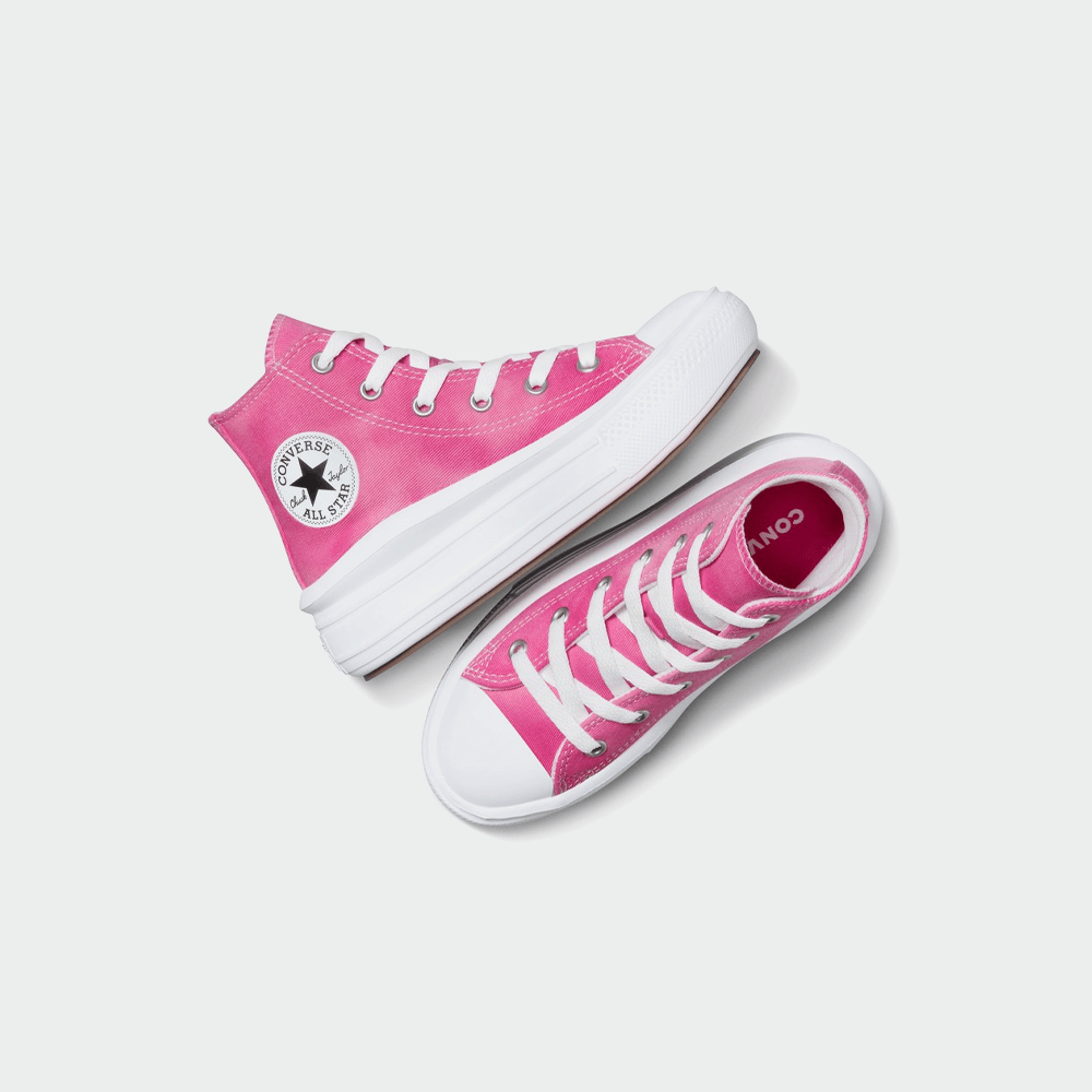 Converse Kids All Star Move Platform Sneakers Pink