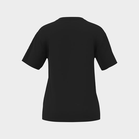 Adidas Womens Essentials Big Logo Cotton Tee Black