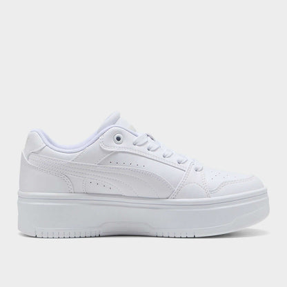 PUMA WOMENS REBOUND FEMME LOW SNEAKERS WHITE