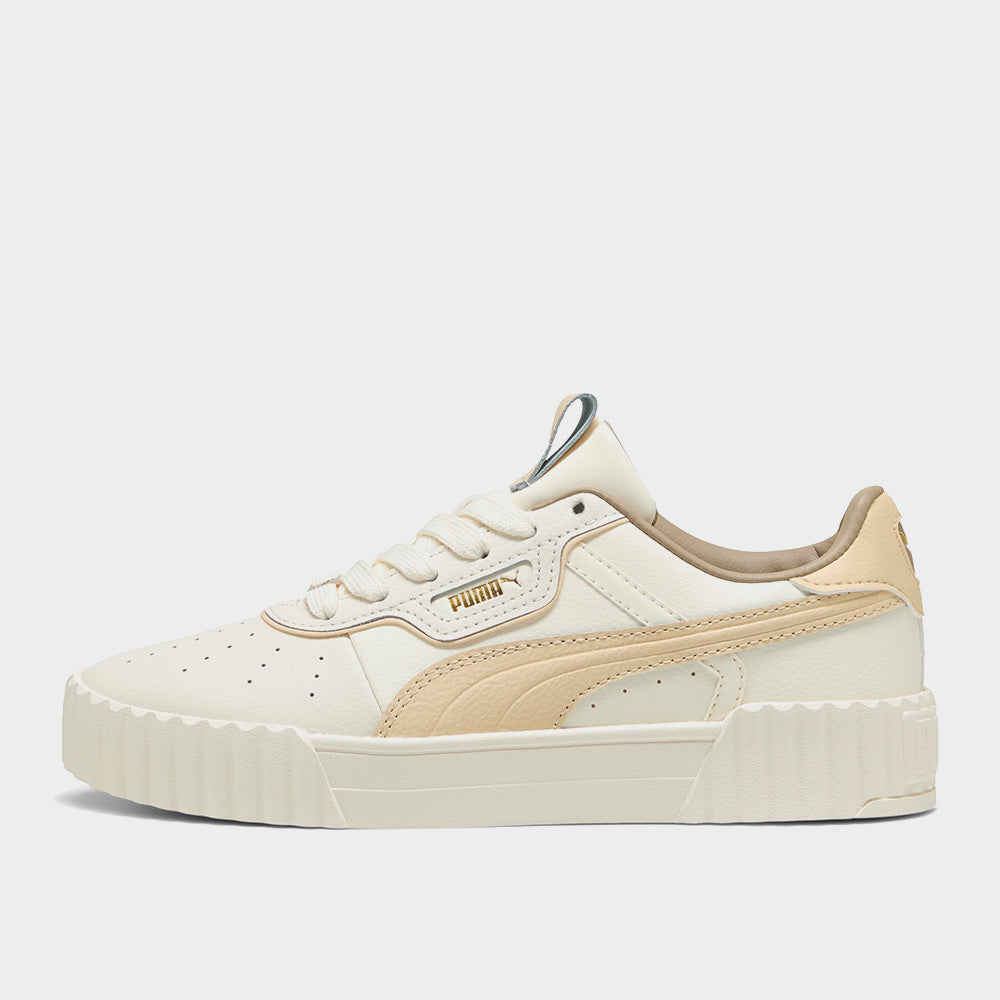 Puma Womens Carina 3.0 Luxe Sneakers Beige