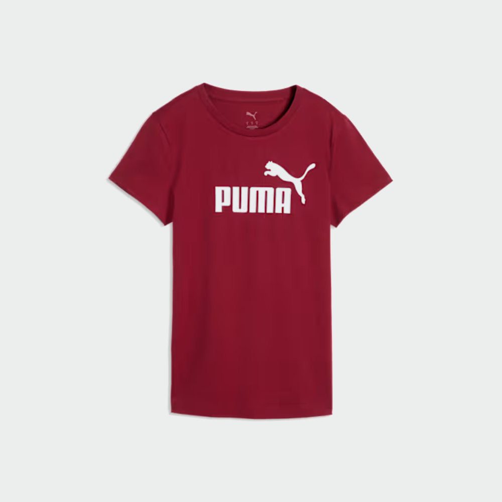 Puma Womens Essential No1 Logo Tee Red
