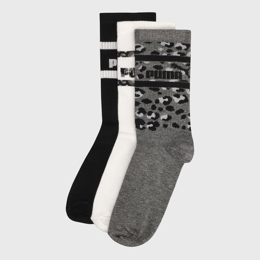 PUMA 3 Pack Tennis Socks BLACK