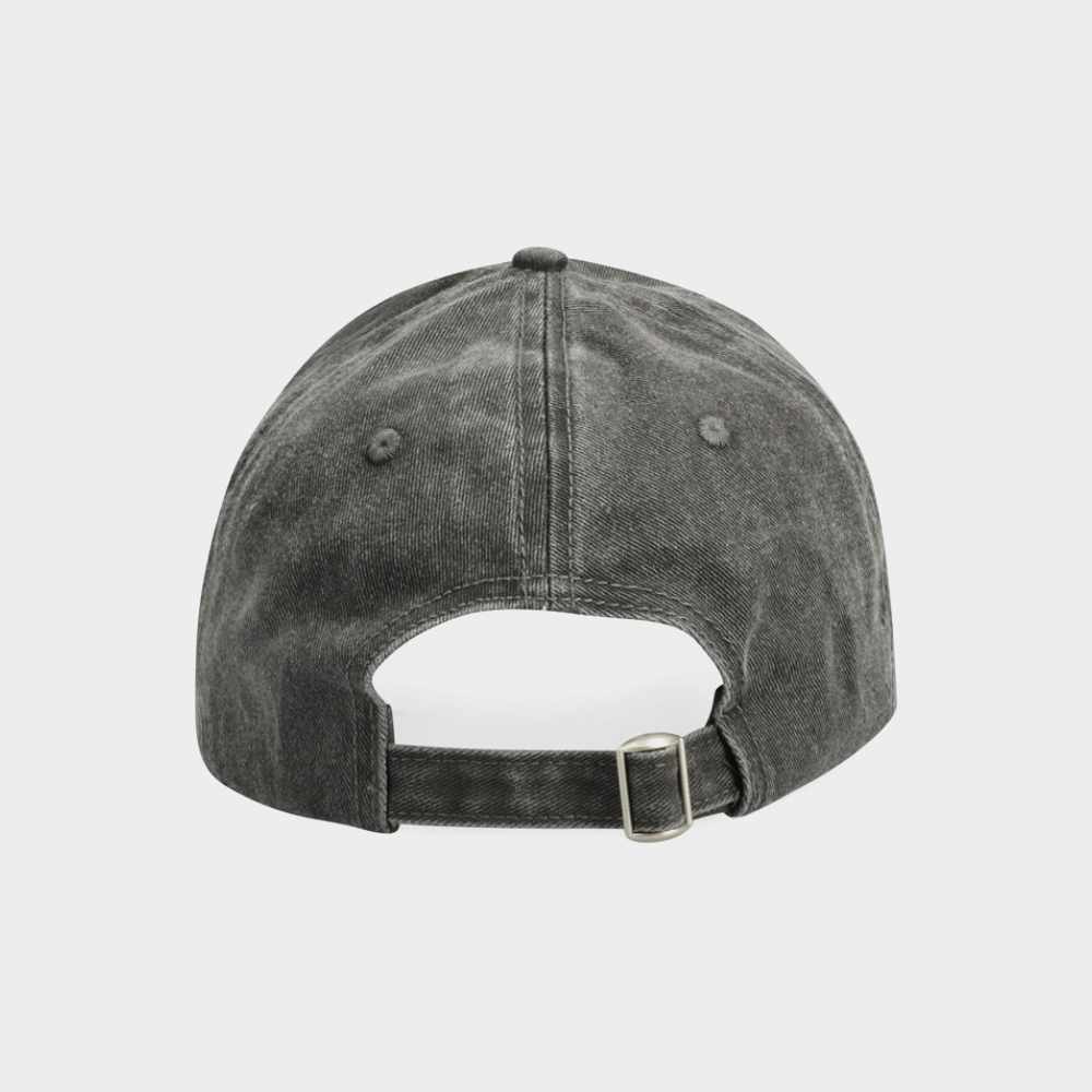 Code Washed Cotton Peak Cap Grey