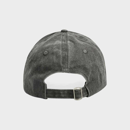 Code Washed Cotton Peak Cap Grey