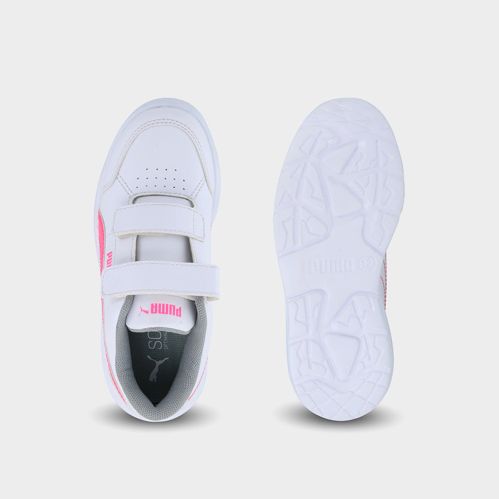 Puma Girls Evolve Court V PS Sneakers White