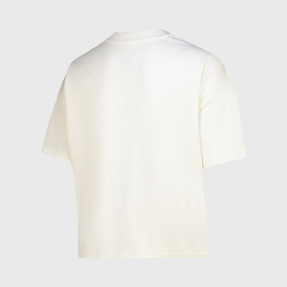 Umbro Womens Soccer Print Boxy Tee Beige