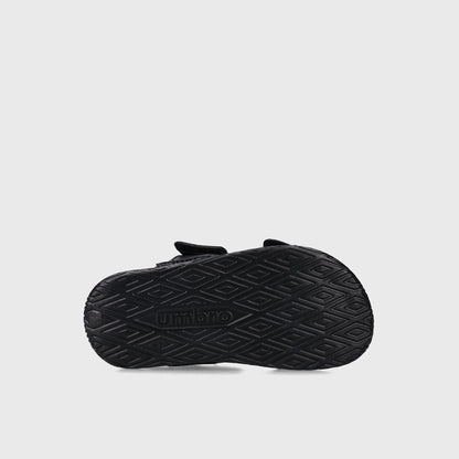 Umbro Boys Embossed Strap Sandals Black