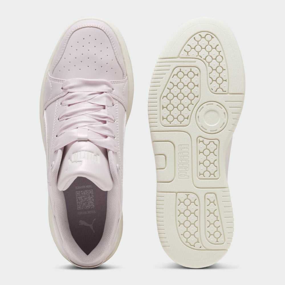 Puma Womens Rebound Femme Low Perla Sneakers Pink