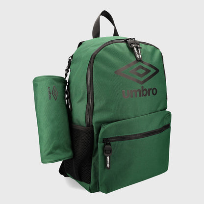 Umbro Back to School Backpack Set Green