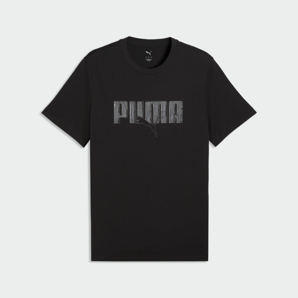 Puma Mens ESS Logo Lab Story 2 Tee Black