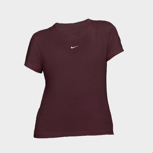 Nike Womens Club Essential Crop Tee Pink