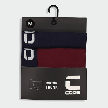 Code Mens Cotton Trunks Underwear Multi