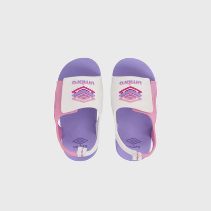 Umbro Girls Adjustable Slides Purple