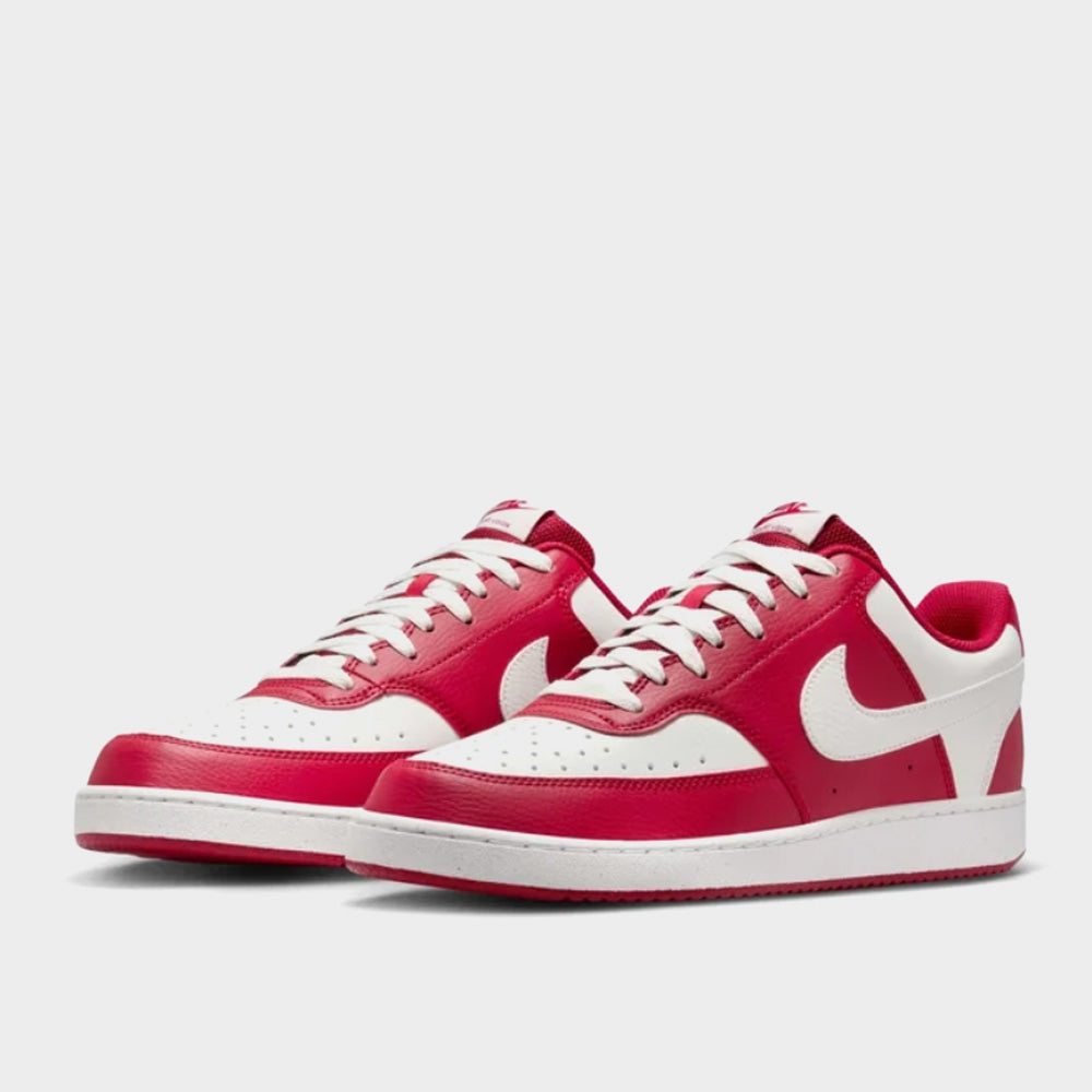 Nike Mens Court Vision Low Sneakers Red