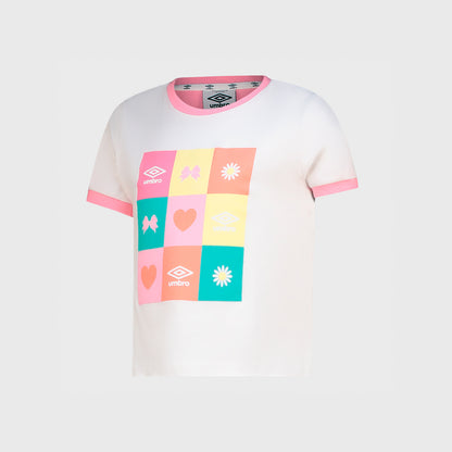 Umbro Girls Evelyn Tee White