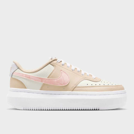 Nike Womens Court Vision Alta Sneakers Beige