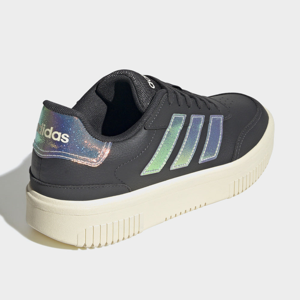 Adidas Womens Courtblock Bold Sneakers Black