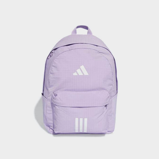 Adidas Unisex Essential 3 Bars Backpack Purple