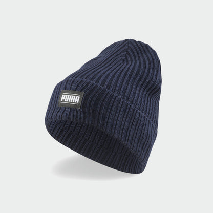 Puma Ribbed Classic Cuff Beanie Blue