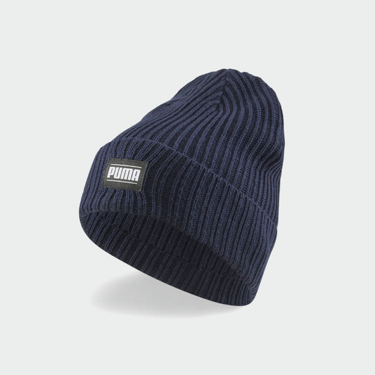 Puma Ribbed Classic Cuff Beanie Blue