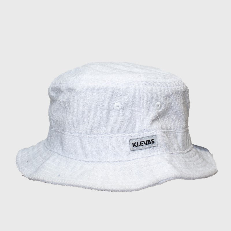 Klevas Unisex Mdots Floppy Hat White