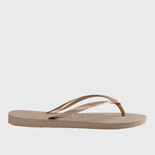 Havaianas Womens Slim Thong Sandals Rose Gold