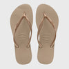 Havaianas Womens Slim Thong Sandals Rose Gold