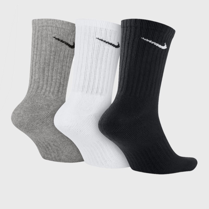 Nike Unisex 3pk Crew Cush Train Sock Multi _ 168831 _ Multi