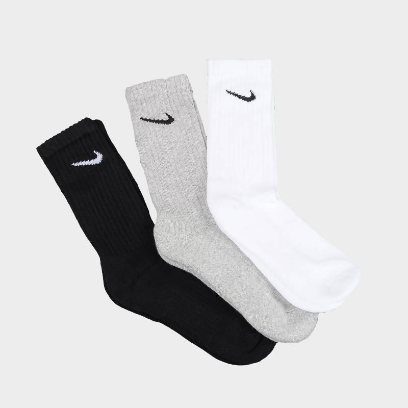 Nike Unisex 3pk Crew Cush Train Sock Multi _ 168831 _ Multi