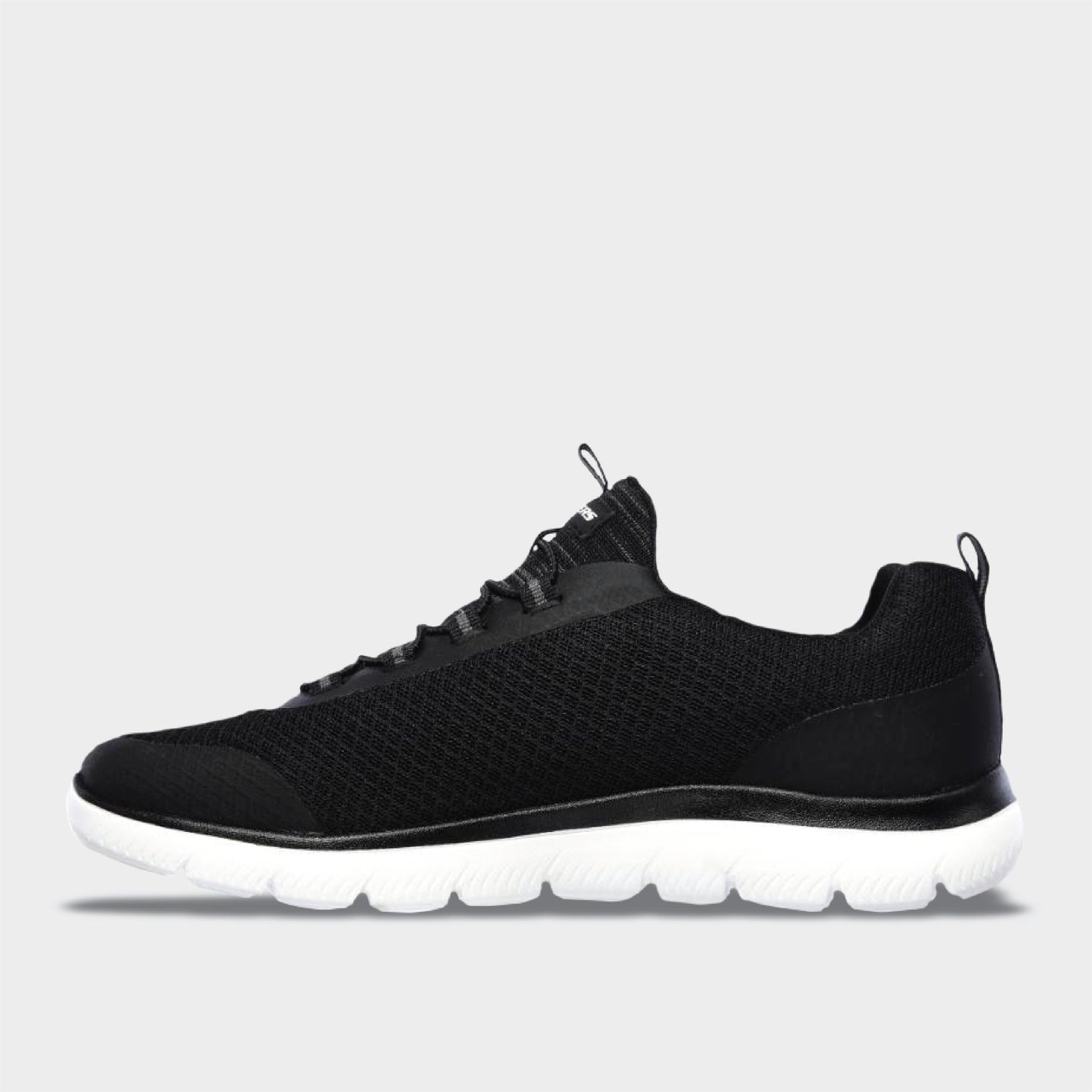 Skechers Mens Summits Sneakers Black/White _ 171522 _ Black