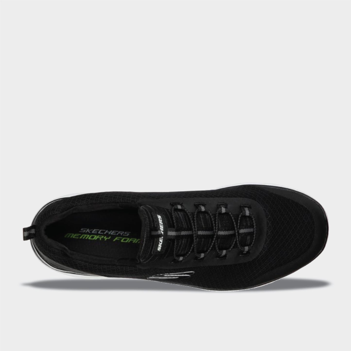 Skechers Mens Summits Sneakers Black/White _ 171522 _ Black